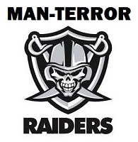 Man-Terror Raiders team badge